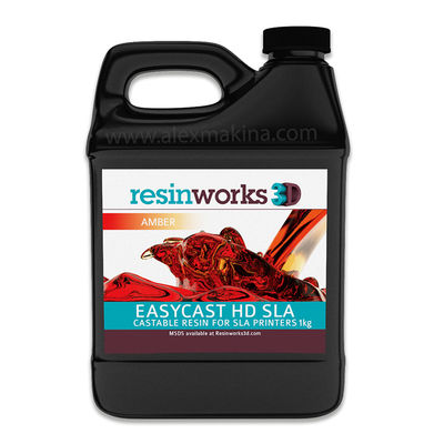 Resinworks Castable Amber Resin SLA