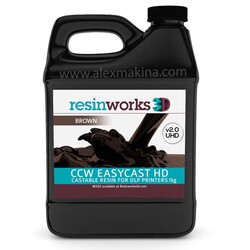 Resinworks V2 Castable Brown Resin DLP - Thumbnail