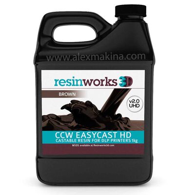 Resinworks V2 Castable Brown Resin DLP