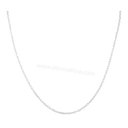 Sparse Cable Sterling Silver Chain 1,8 mm - Thumbnail