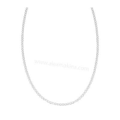 Sparse Curb Sterling Silver Chain 2,40 mm