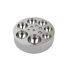 - Steel Round Dapping Block  - Steel Round Dapping Block