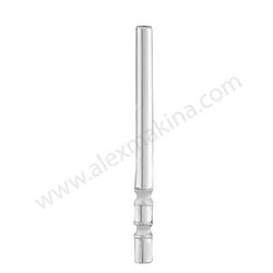  - Sterling Silver Double Notched Earring Post