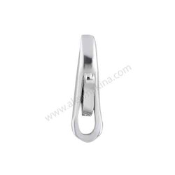 Sterling Silver Pearl Shape Lobster Clasp CHP3 - Thumbnail