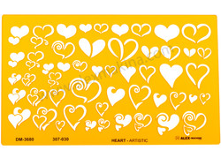  - Template Heart Artistic