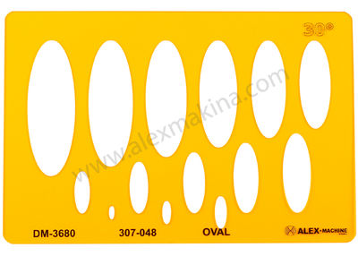 Template Oval 30°