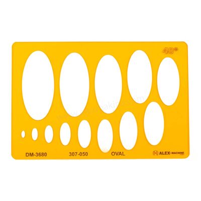 Template Oval 40°