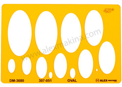  - Template Oval 45° 