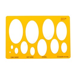  - Template Oval 50° 