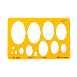  - Template Oval 55° 