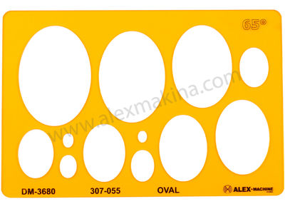 Template Oval 65°