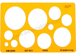  - Template Oval 85° 