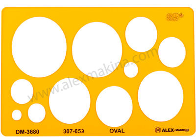 Template Oval 85° 