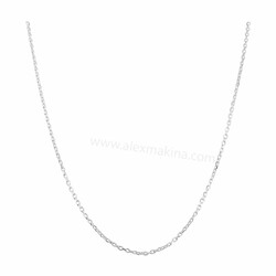 Tight Forse Sterling Silver Chain 1,6 mm - Thumbnail