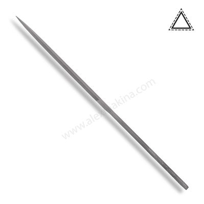 Vallorbe Needle File Three-Square 20 cm (LA2407-200)