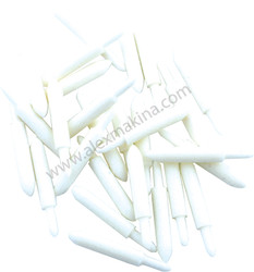  - White Rhodium Tip Double Side