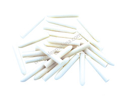  - White Rhodium Tip Thick